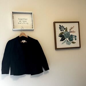 Loft Blazer, Black, Size 6P